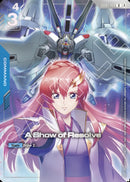 Image for A Show of Resolve (1st Anniversary Event) (GD01-100) (GCG-PR) - Gundam Card Game