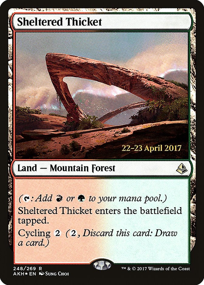 Fourré abrité [Cartes promos d'avant-première Amonkhet]