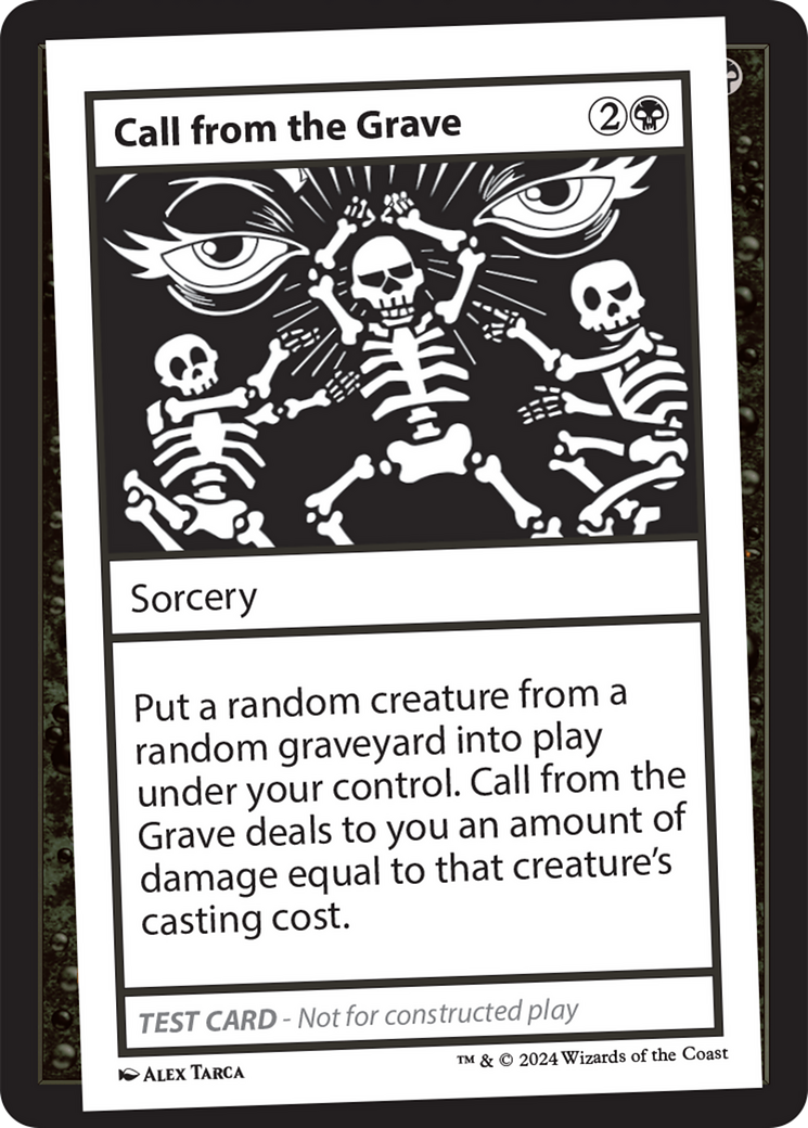 Appel de la tombe [Cartes de test du Mystery Booster 2]