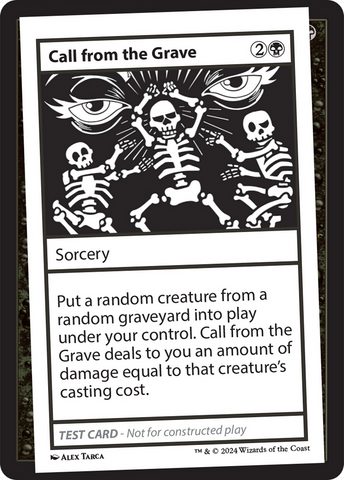 Llamada de la tumba [Cartas de prueba de Mystery Booster 2]