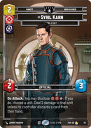 Image for Syril Karn - Where Is He? (54) (P26) - Star Wars: Unlimited