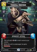 Image for General Grievous - Crush Them! (Foil) (224) (P26) - Star Wars: Unlimited
