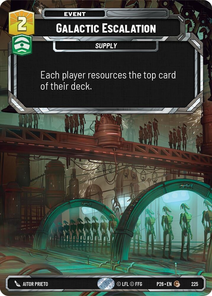 Image for Galactic Escalation (Foil) (225) (P26) - Star Wars: Unlimited
