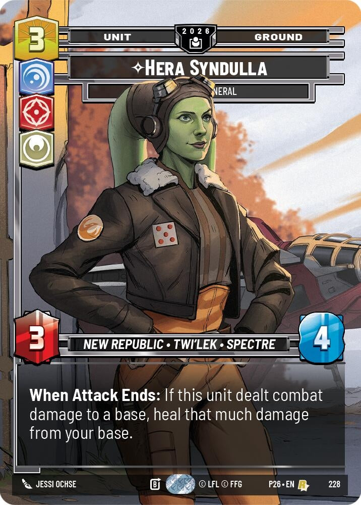 Image for Hera Syndulla - Renegade General (228) (P26) - Star Wars: Unlimited