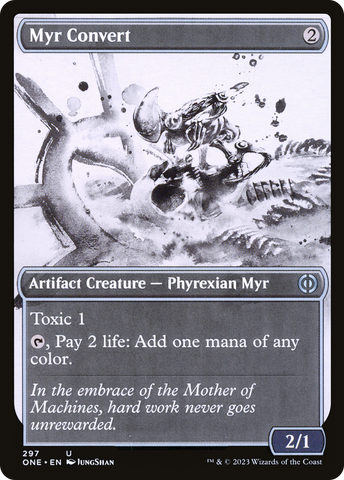 Convertidor Myr (Ichors de exhibición) [Phyrexia: All Will Be One]