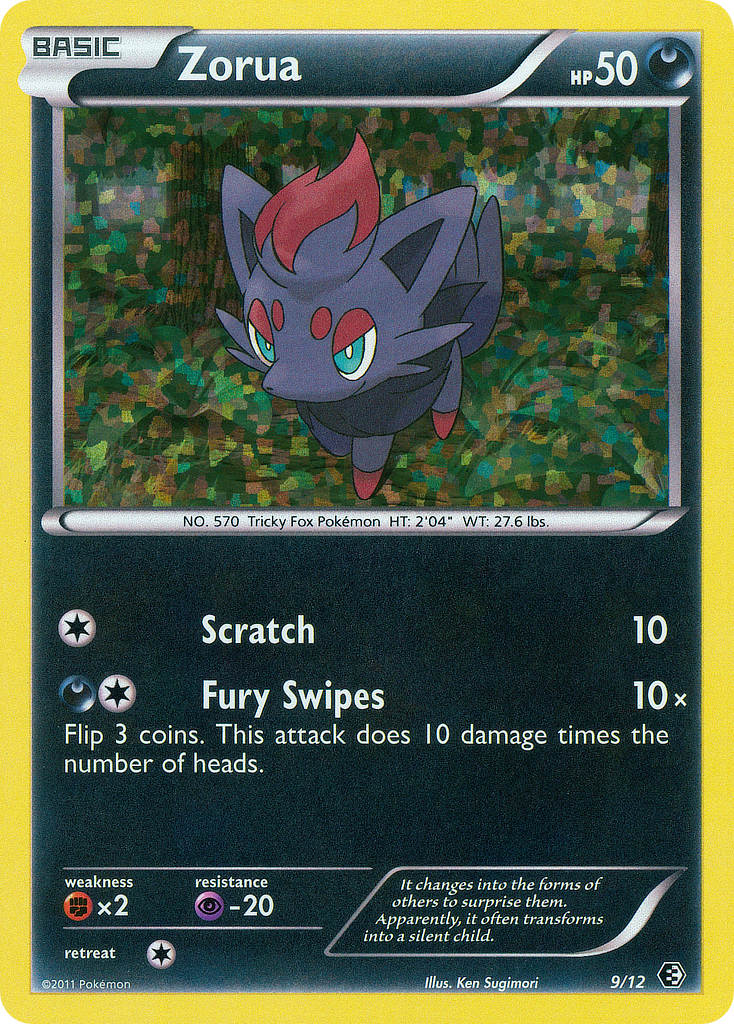 Zorua (9/12) [McDonald's Promos : Collection 2011]