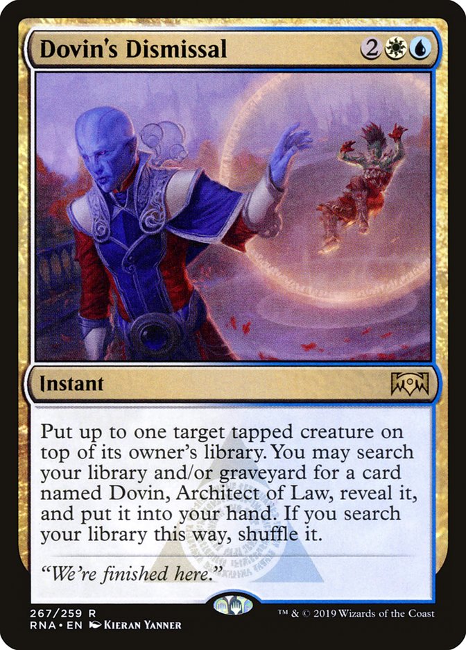 Renvoi de Dovin [Allégeance de Ravnica]