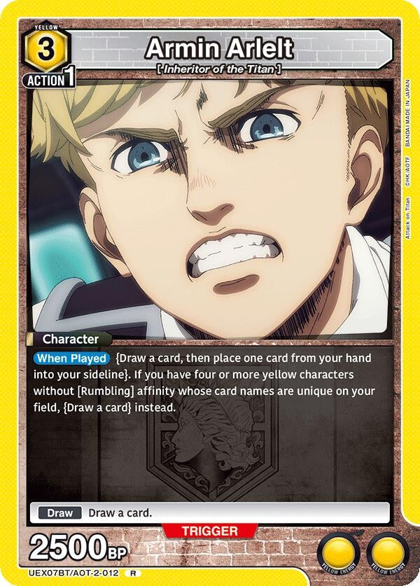Image for Armin Arlelt (012) (UEX07BT/AOT-2-012) (UEX07BT) - Union Arena