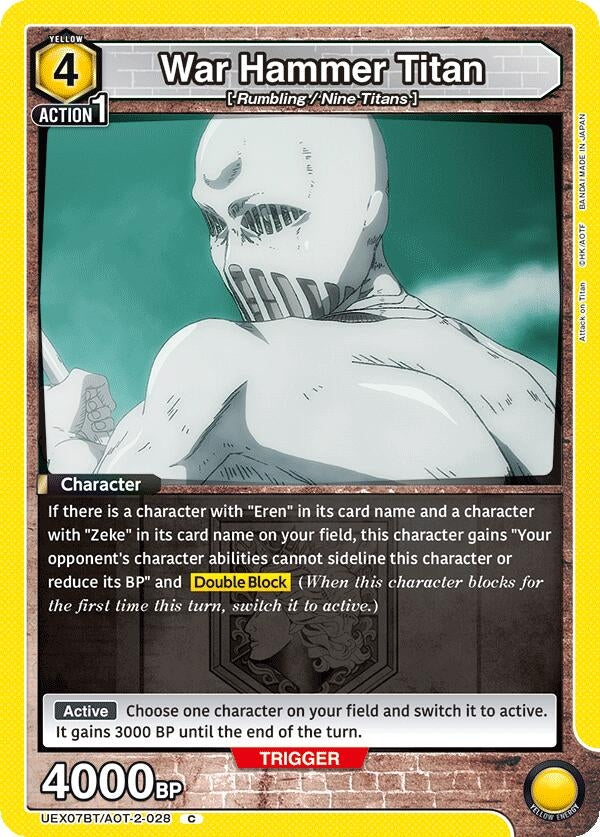 Image for War Hammer Titan (UEX07BT/AOT-2-028) (UEX07BT) - Union Arena