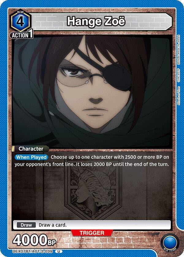 Image for Hange Zoe (039) (UEX07BT/AOT-2-039) (UEX07BT) - Union Arena