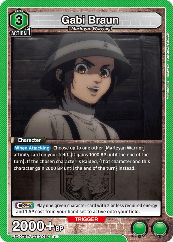 Image for Gabi Braun (050) (UEX07BT/AOT-2-050) (UEX07BT) - Union Arena
