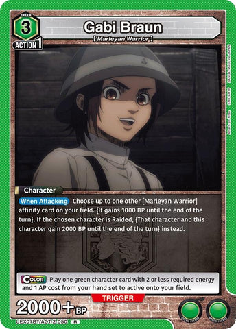 Image for Gabi Braun (050) (UEX07BT/AOT-2-050) (UEX07BT) - Union Arena