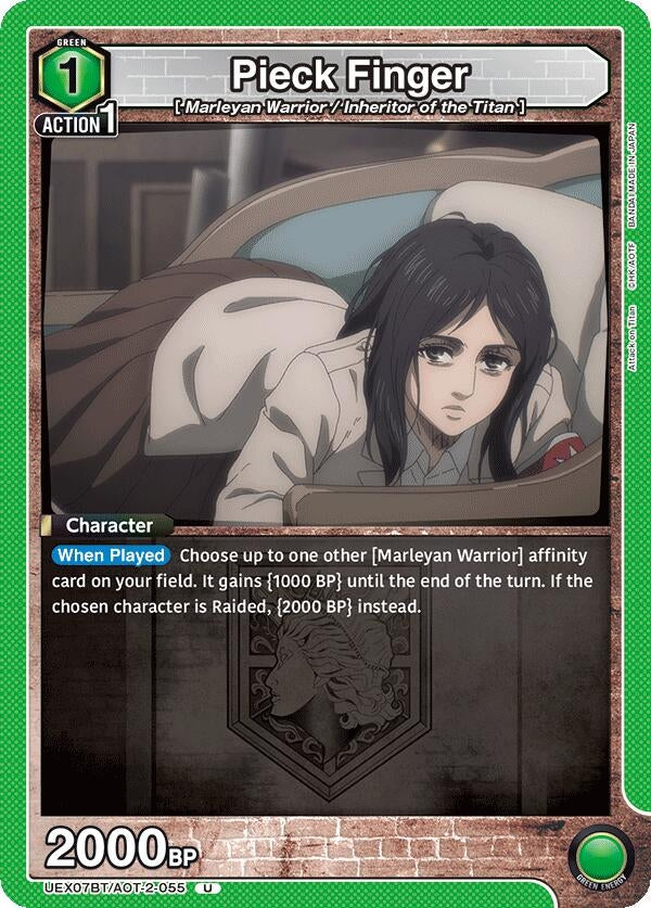 Image for Pieck Finger (055) (UEX07BT/AOT-2-055) (UEX07BT) - Union Arena