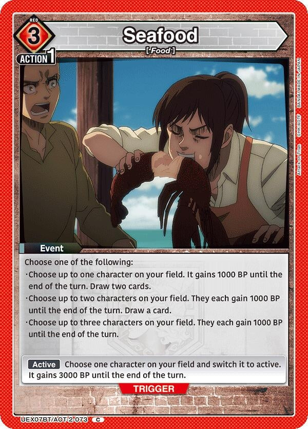 Image for Seafood (UEX07BT/AOT-2-073) (UEX07BT) - Union Arena