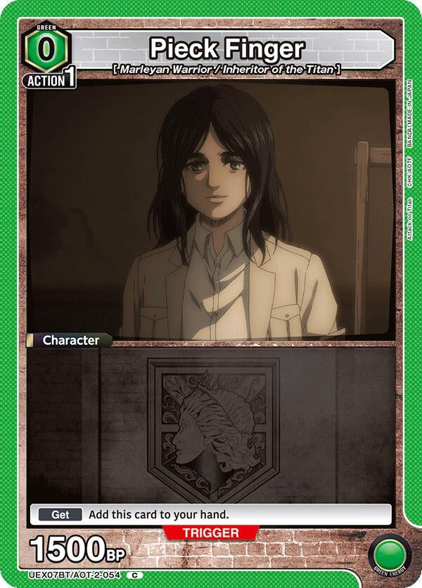Image for Pieck Finger (054) (Box Topper Foil) (UEX07BT/AOT-2-054) (UEX07BT) - Union Arena