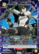 Image for Mikasa Ackermann (008) (Box Topper Silver Foil) (UEX07BT/AOT-2-008) (UEX07BT) - Union Arena