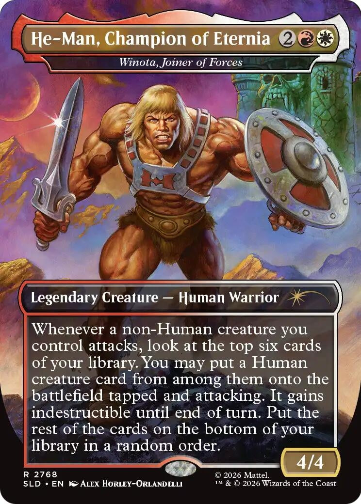 Image for He-Man, Champion of Eternia - Winota, Joiner of Forces (2768) (SLD) - Magic: The Gathering