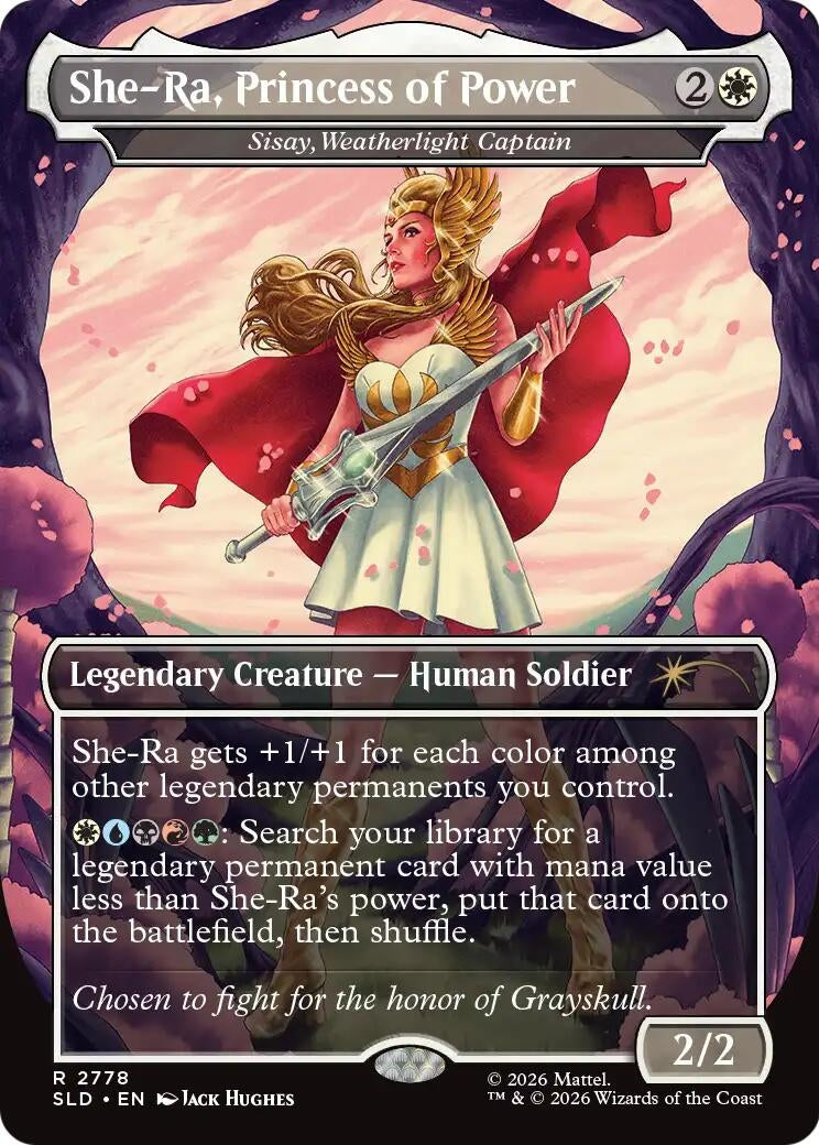 Image for She-Ra, Princess of Power - Sisay, Weatherlight Captain (2778) (SLD) - Magic: The Gathering
