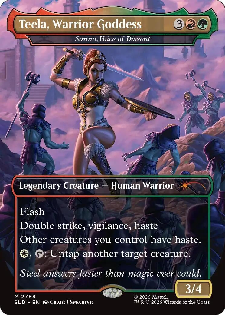Image for Teela, Warrior Goddess - Samut, Voice of Dissent (2788) (SLD) - Magic: The Gathering