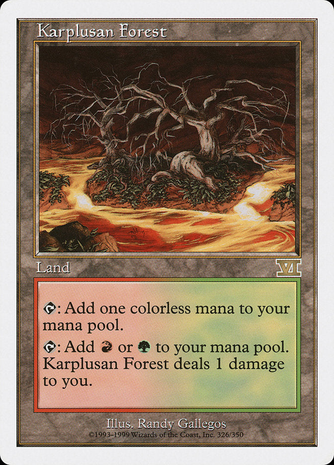 Forêt de Karplus [Sixième édition classique]