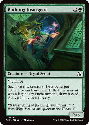 Image for Budding Insurgent (99) (FRA) - Magic: The Gathering