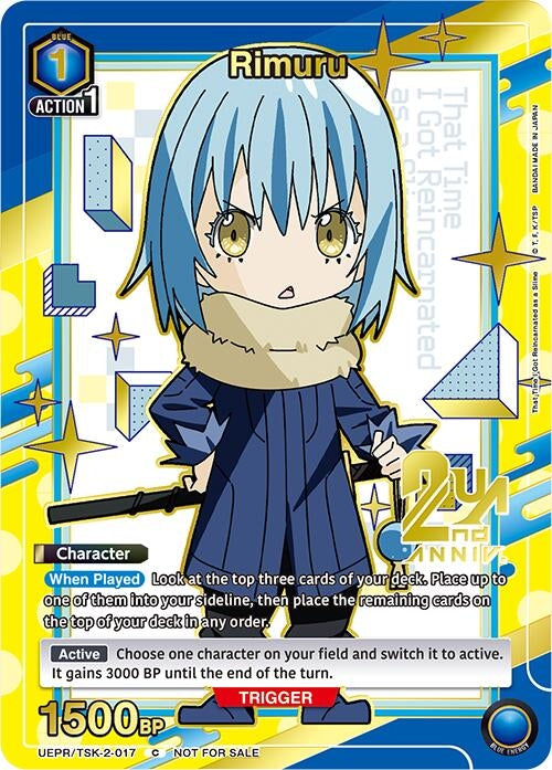 Image for Rimuru (017) (Gold) (UEPR/TSK-2-017) (UEPR) - Union Arena