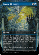 Réalité ou fiction (illustration alternative sans bordure) [Commander Masters]