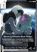 Image for Blazing Mobile Suit Rider (ST14-014) (ST14) - Gundam Card Game