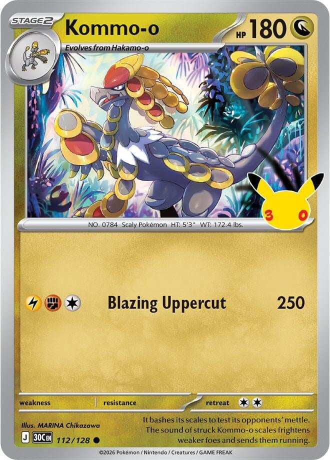 Image for Kommo-o (112/128) (30C) - Pokemon