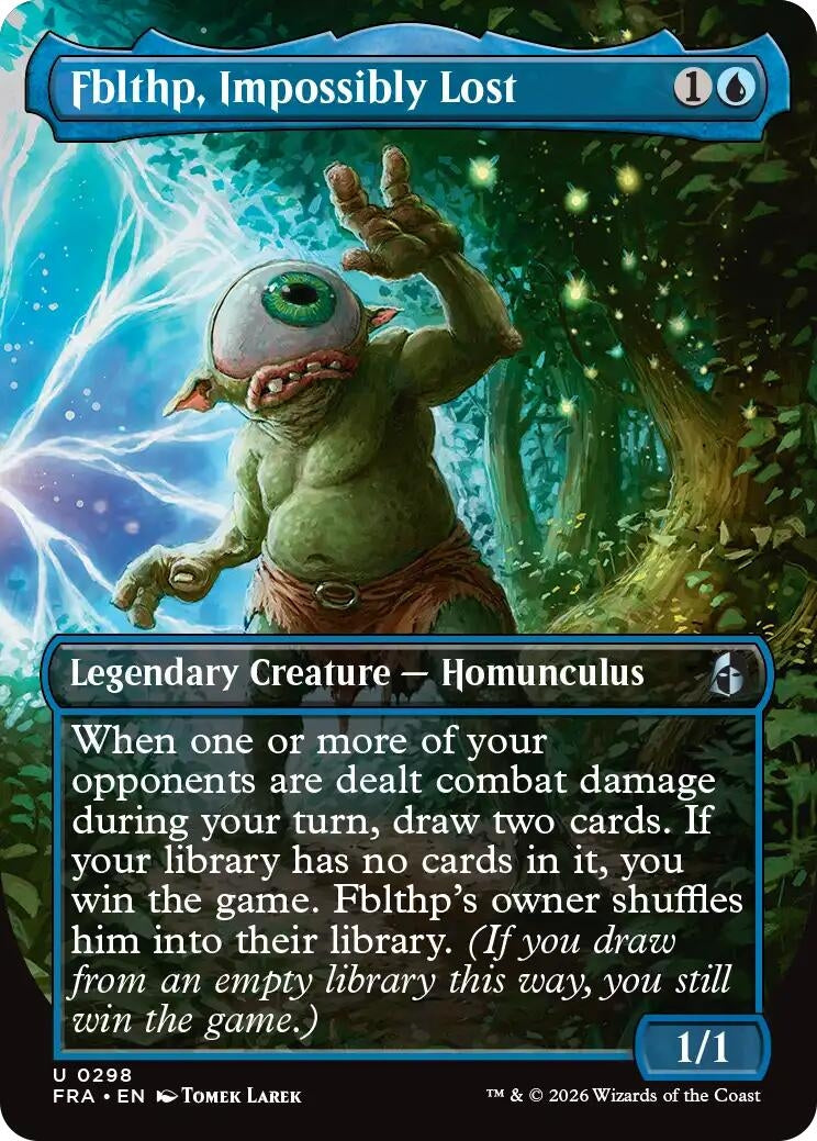 Image for Fblthp, Impossibly Lost (Borderless) (298) (FRA) - Magic: The Gathering