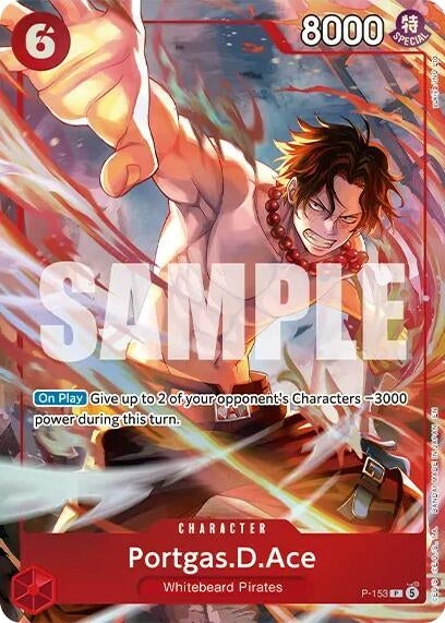 Image for Portgas.D.Ace (Premium Card Collection -Flame-Flame Fruit Coliseum Edition-) (P-153) (OP-PR) - One Piece Card Game