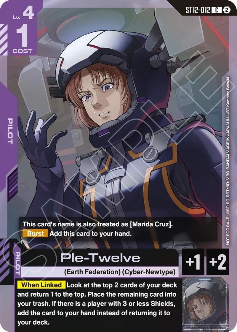 Image for Ple-Twelve (ST11-ST14 Release Event) (ST12-012) (GCG-PR) - Gundam Card Game
