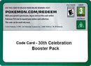 Image for Code Card - 30th Celebration Booster Pack (30C) - Pokemon