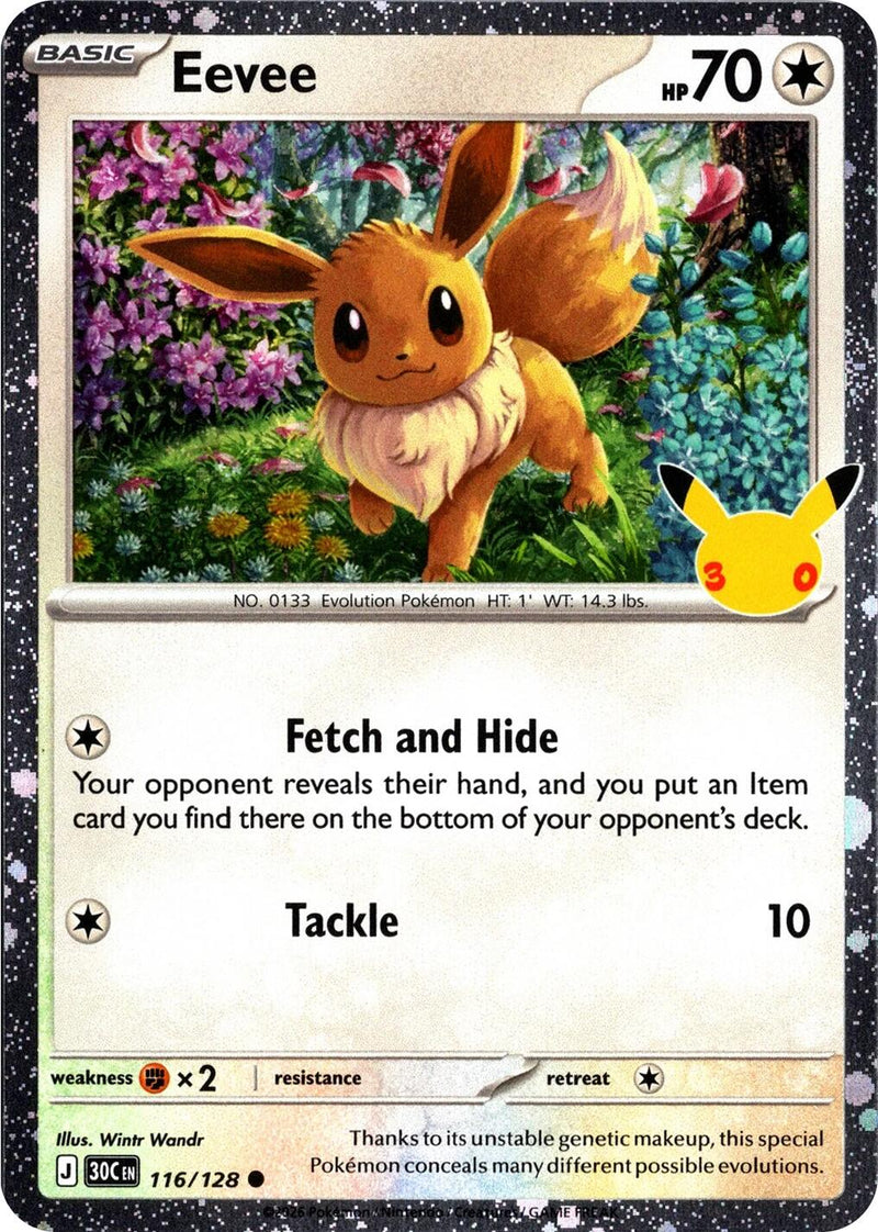 Eevee (116/128) (30th Celebration) [Mega Evolution: 30th Celebration]