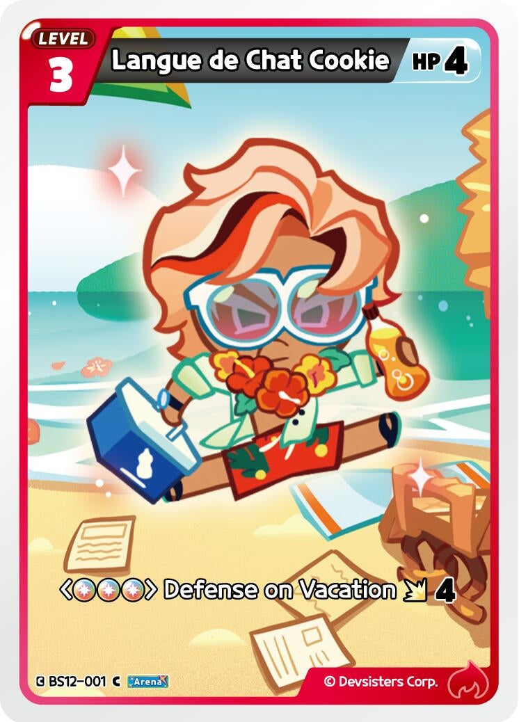 Image for Langue de Chat Cookie (BS12-001) (BS12) - CookieRun: Braverse TCG