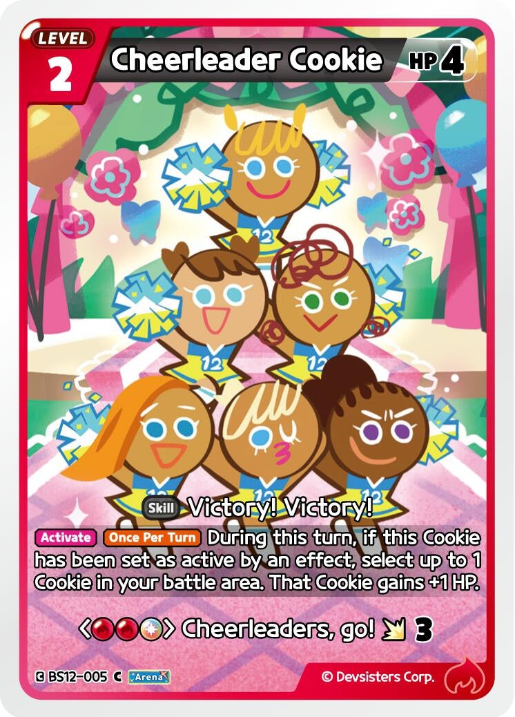 Image for Cheerleader Cookie (BS12-005) (BS12) - CookieRun: Braverse TCG