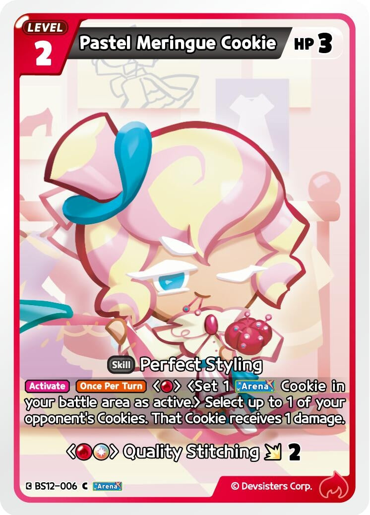Image for Pastel Meringue Cookie (BS12-006) (BS12) - CookieRun: Braverse TCG