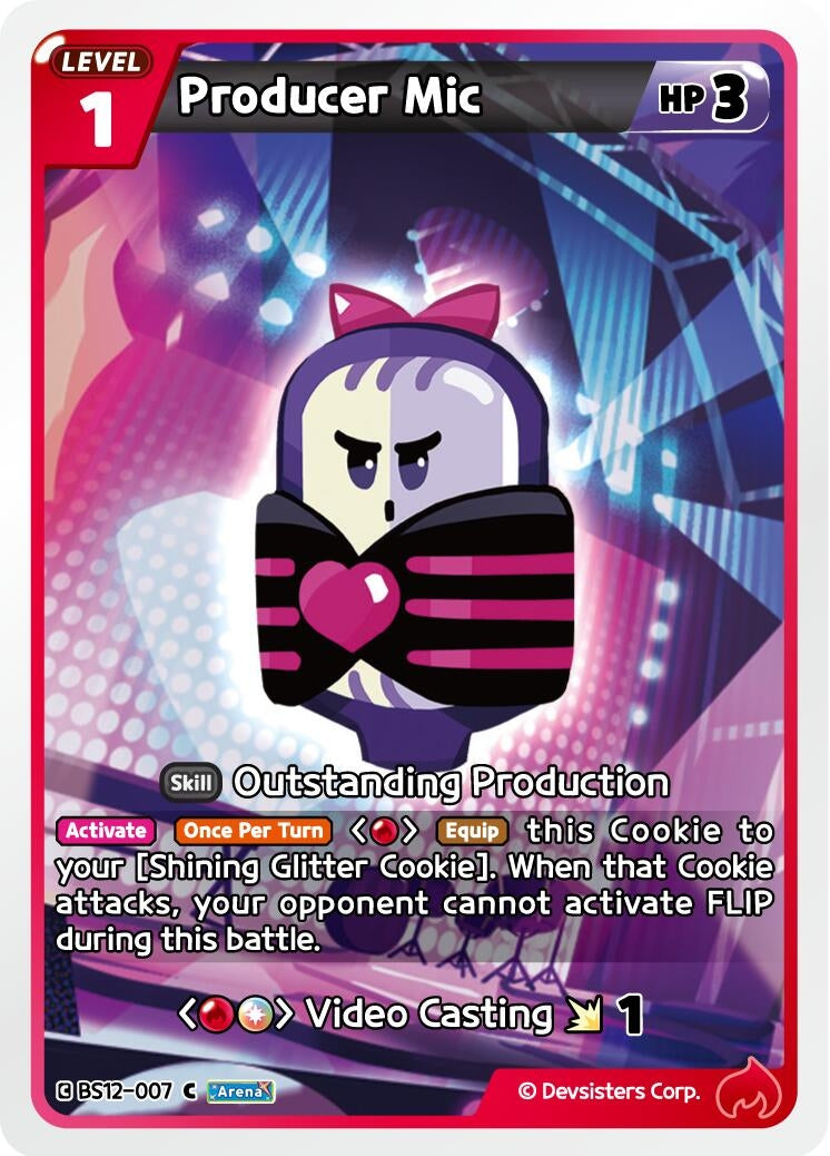 Image for Producer Mic (BS12-007) (BS12) - CookieRun: Braverse TCG