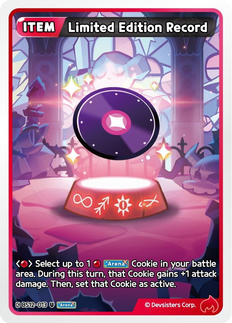 Image for Limited Edition Record (BS12-013) (BS12) - CookieRun: Braverse TCG