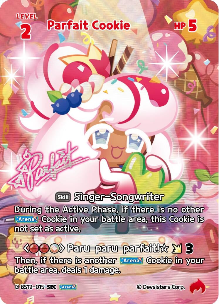 Image for Parfait Cookie (SEC) (BS12-015) (BS12) - CookieRun: Braverse TCG