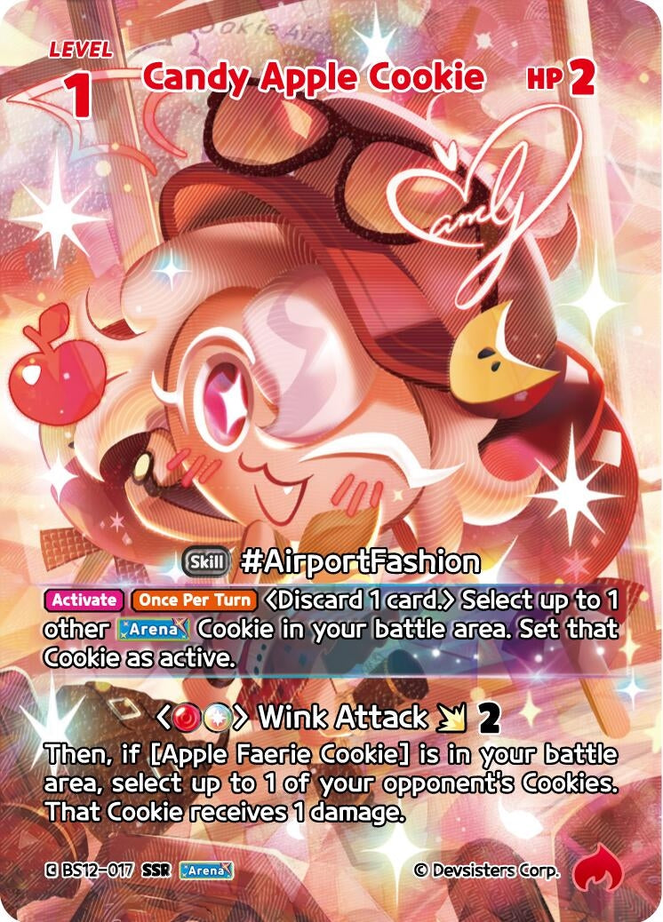 Image for Candy Apple Cookie (SSR) (BS12-017) (BS12) - CookieRun: Braverse TCG