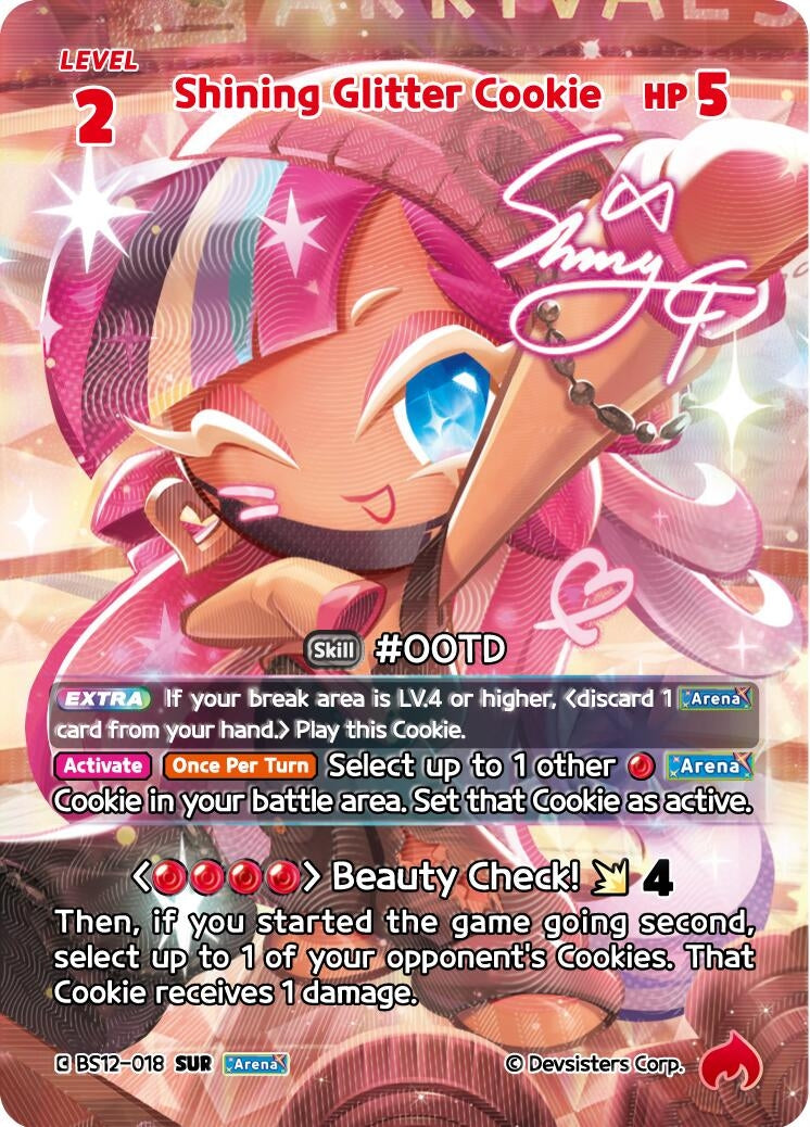 Image for Shining Glitter Cookie (SUR) (BS12-018) (BS12) - CookieRun: Braverse TCG