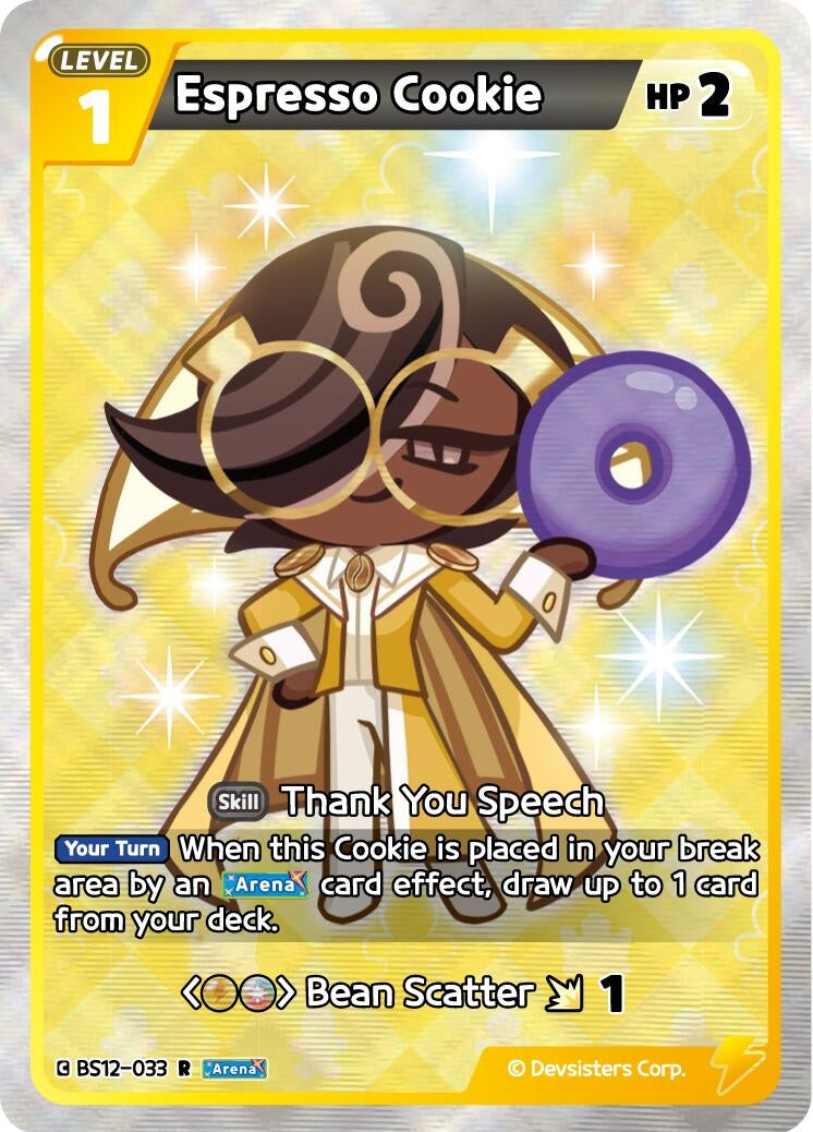 Image for Espresso Cookie (BS12-033) (BS12) - CookieRun: Braverse TCG