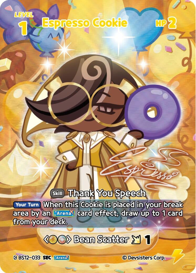 Image for Espresso Cookie (SEC) (BS12-033) (BS12) - CookieRun: Braverse TCG
