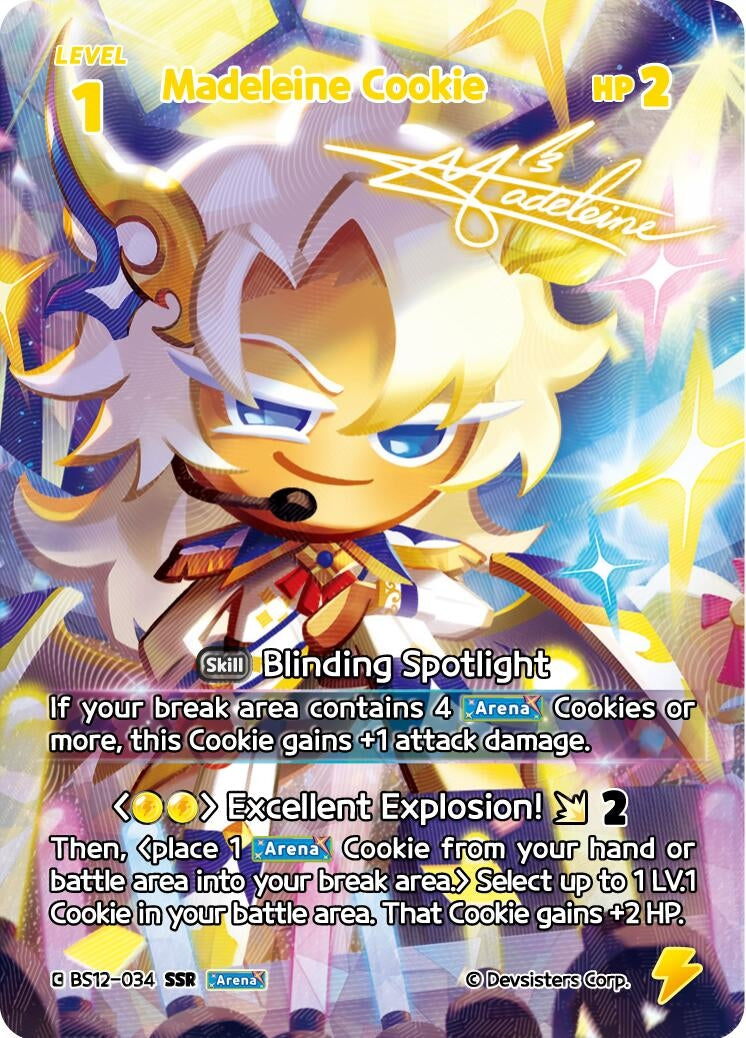 Image for Madeleine Cookie (SSR) (BS12-034) (BS12) - CookieRun: Braverse TCG