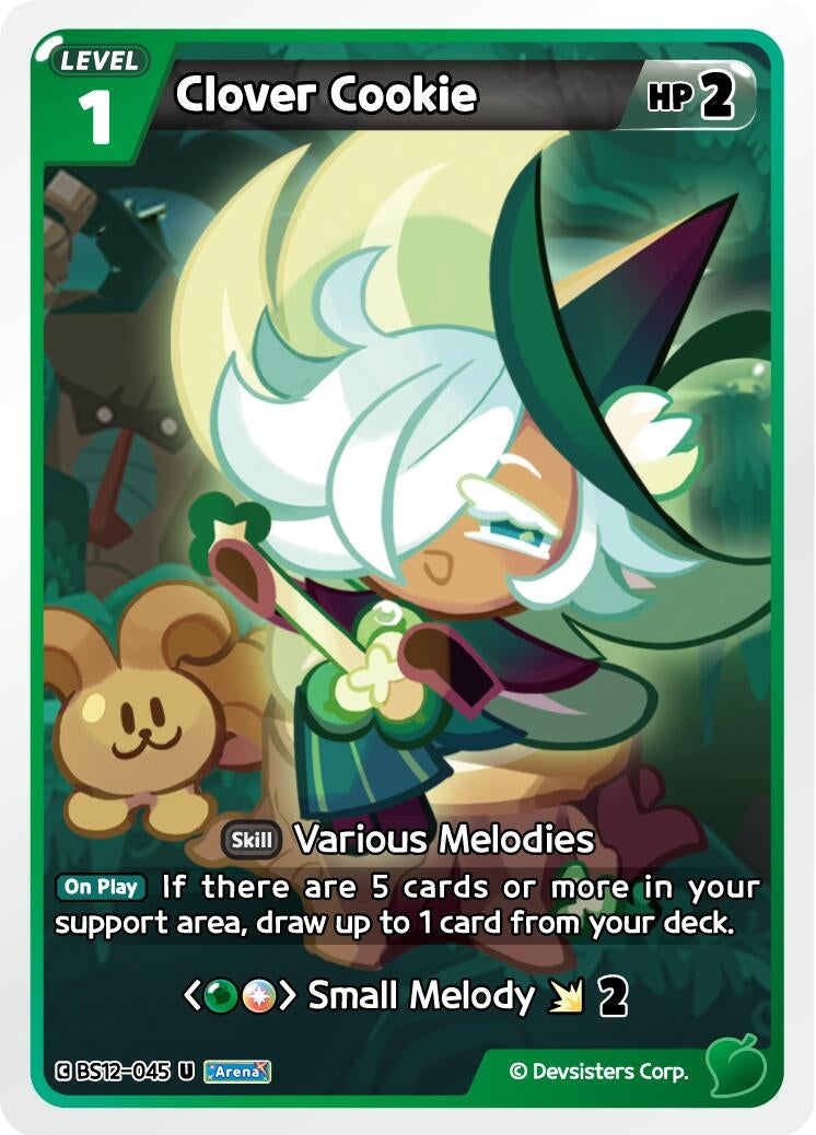 Image for Clover Cookie (BS12-045) (BS12) - CookieRun: Braverse TCG