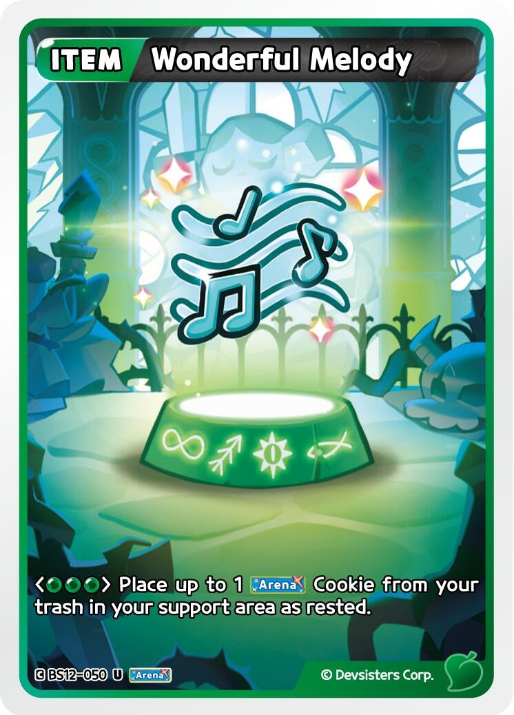 Image for Wonderful Melody (BS12-050) (BS12) - CookieRun: Braverse TCG