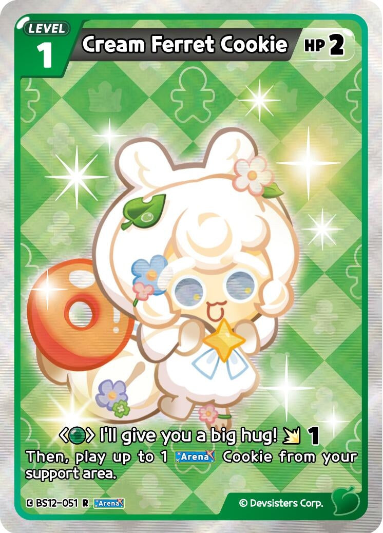 Image for Cream Ferret Cookie (BS12-051) (BS12) - CookieRun: Braverse TCG
