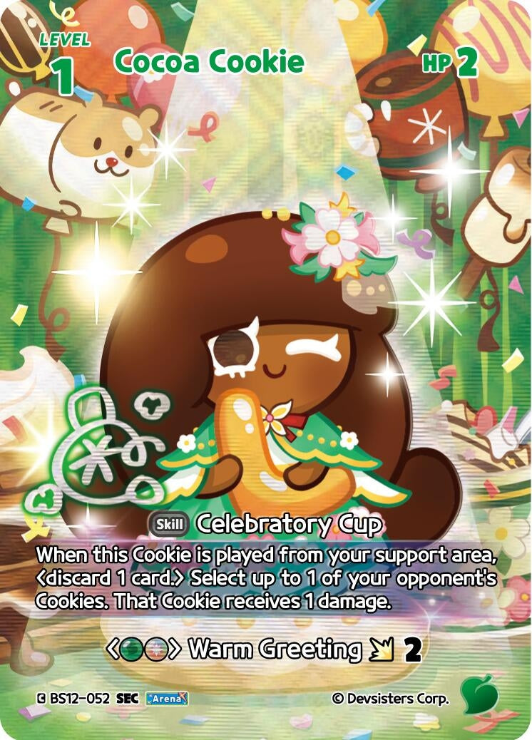 Image for Cocoa Cookie (SEC) (BS12-052) (BS12) - CookieRun: Braverse TCG