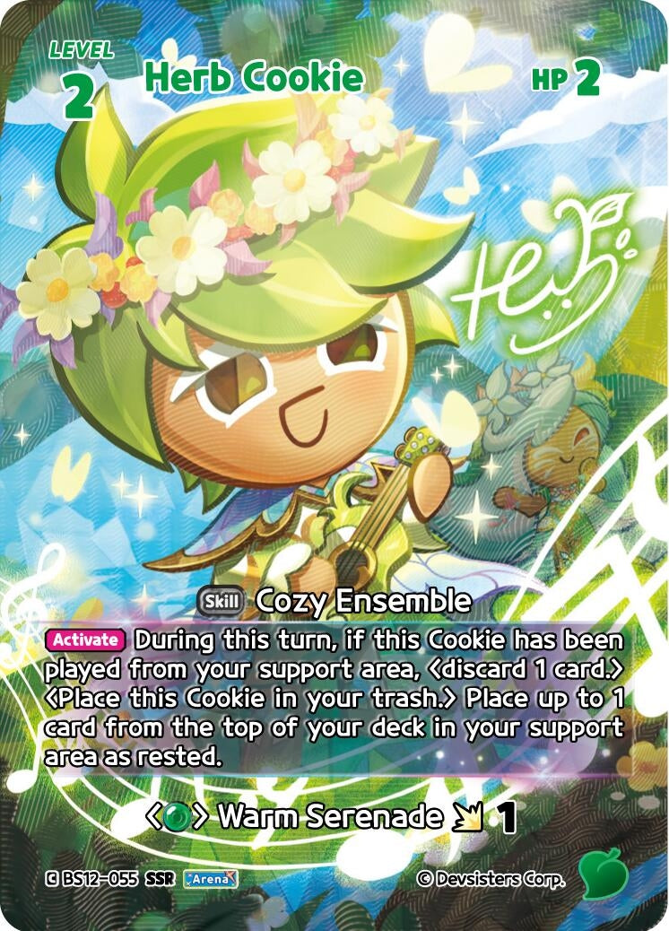 Image for Herb Cookie (SSR) (BS12-055) (BS12) - CookieRun: Braverse TCG